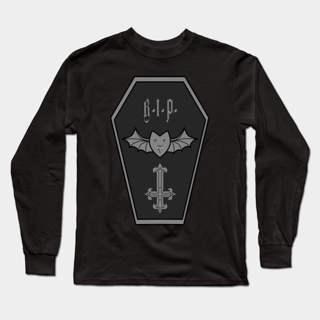 Kawaii Bat Long Sleeve T-Shirt by Luna-Cooper